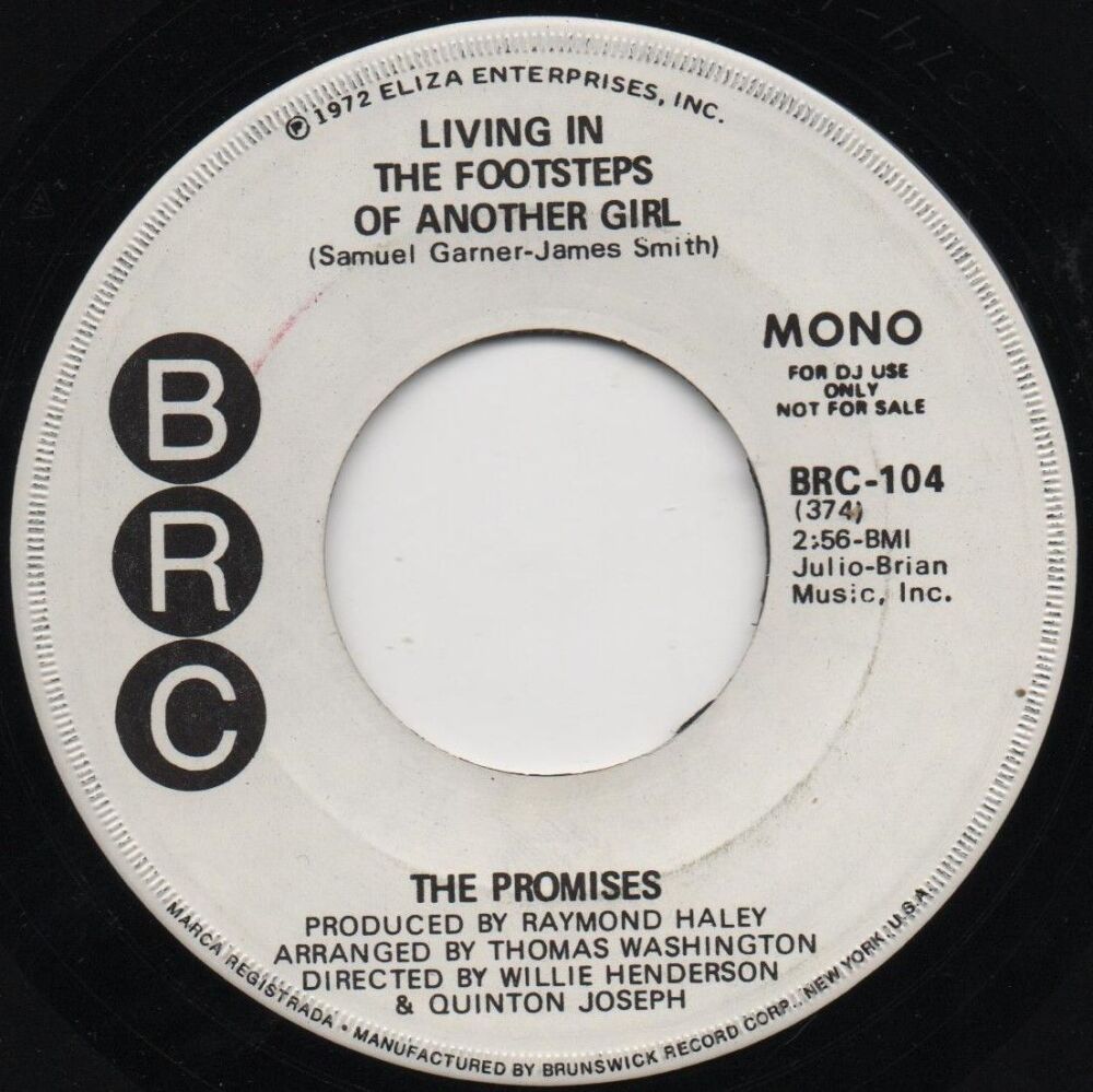 PROMISES - LIVING IN THE FOOTSTEPS OF ANOTHER GIRL