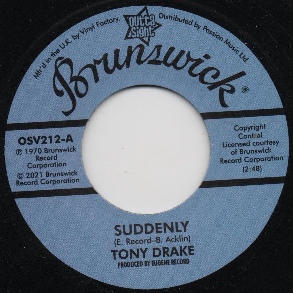 TONY DRAKE/ GENE CHANDLER - SUDDENLY/ MY BABY'S GONE