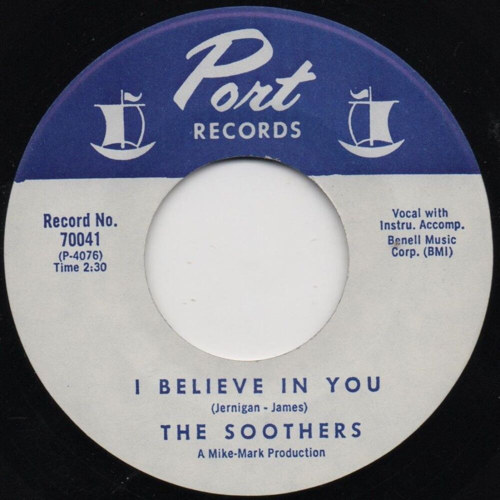 SOOTHERS - I BELIEVE IN YOU