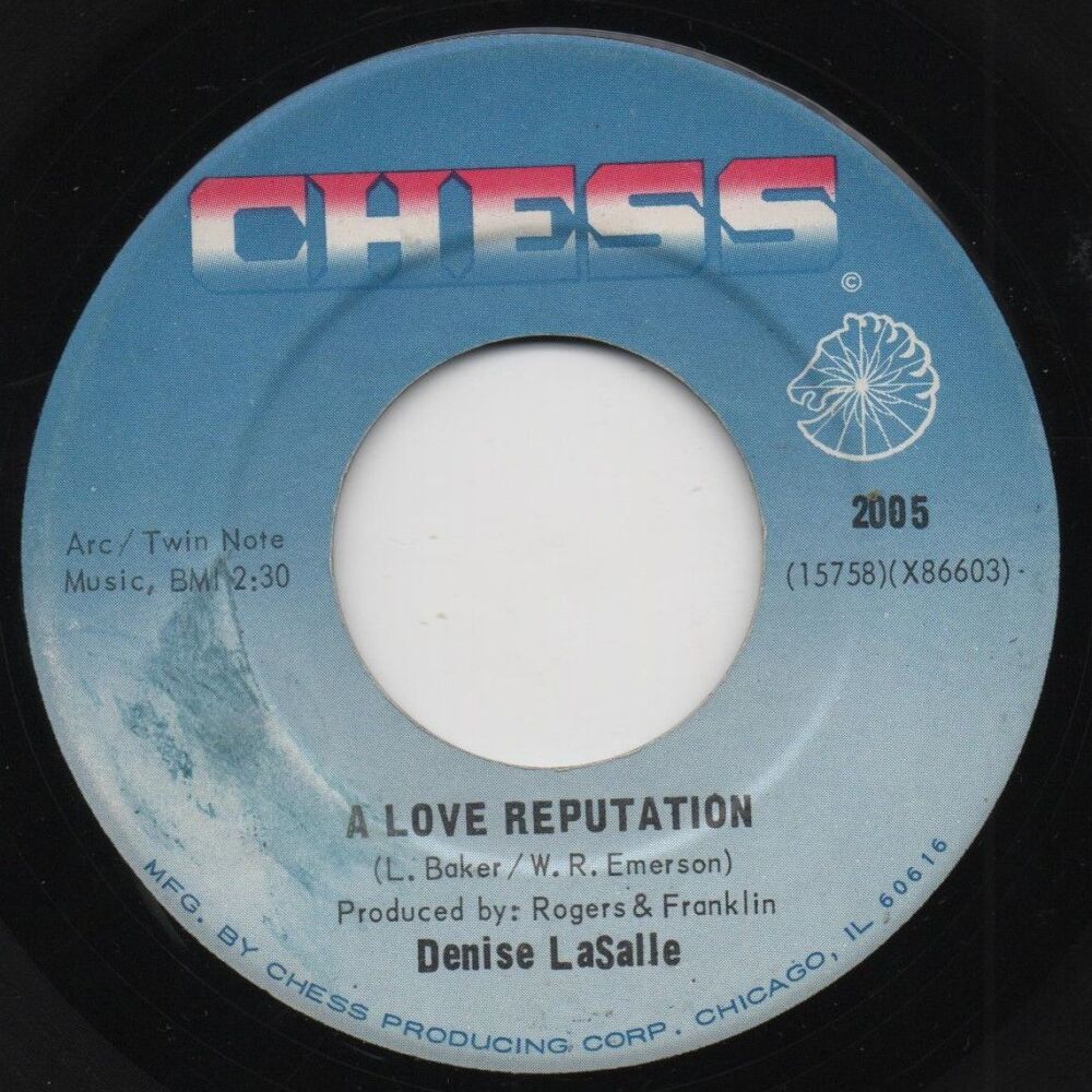 DENISE LASALLE - A LOVE REPUTATION