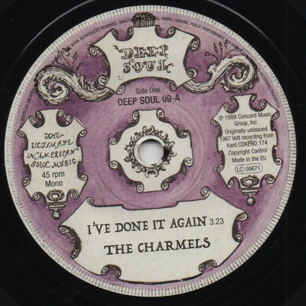 CHARMELS - I'VE DONE IT AGAIN