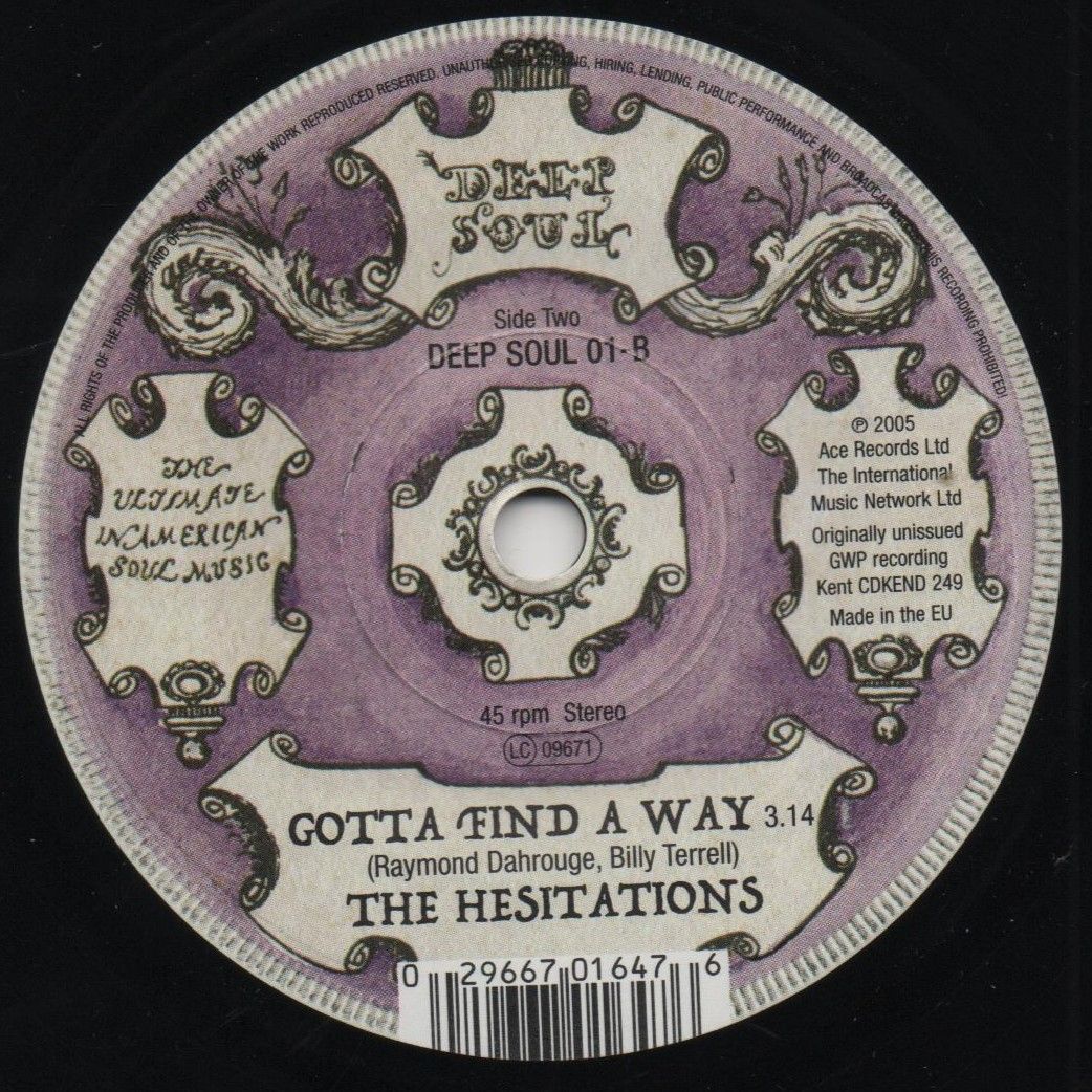 HESITATIONS - GOTTA FIND A WAY -
