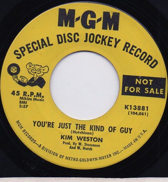 KIM WESTON-YOU'RE JUST THE KIND OF GUY US DEMO