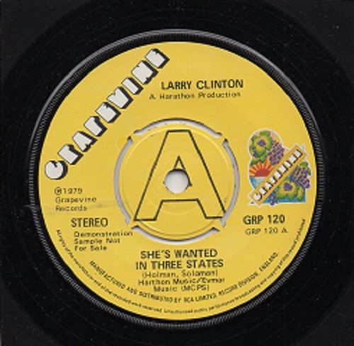 LARRY CLINTON - SHES WANTED IN THREE STATES / IF I KNEW