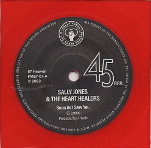 SALLY JONES & THE HEART HEALERS - SOON AS I SAW YOU