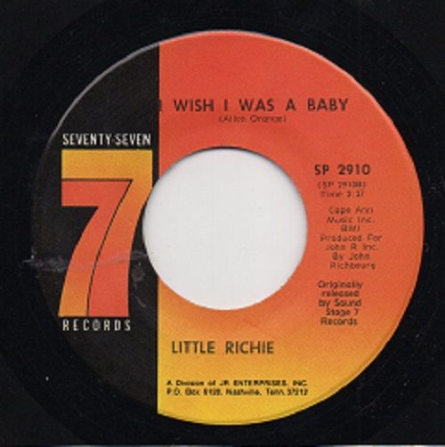 LITTLE RICHIE - WISH I WAS A BABY
