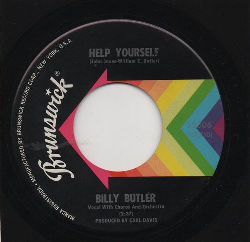 BILLY BUTLER - HELP YOURSELF / SWEET DARLING
