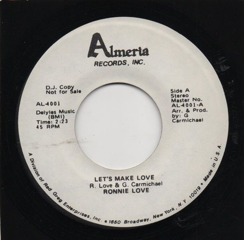 RONNIE LOVE - LET'S MAKE LOVE / NOTHING TO IT