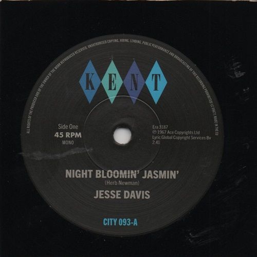 JESSE DAVIS - NIGHT BLOOMIN' JASMIN' GUS JENKINS - TRICKY TOO