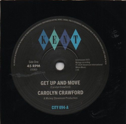 CAROLYN CRAWFORD - GET UP AND MOVE / SUGAR BOY