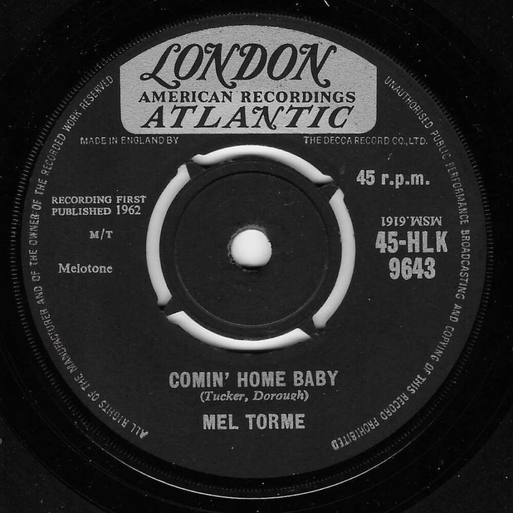 MEL TORME - COMIN' HOME BABY