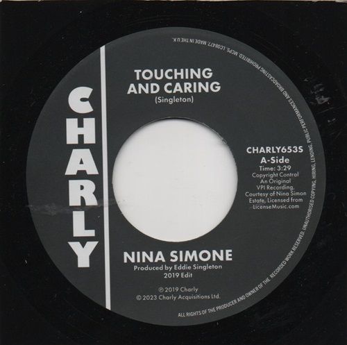 NINA SIMONE - TOUCHING AND CARING / MY BABY JUST CARES FOR ME