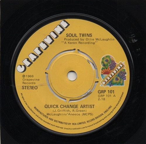 SOUL TWINS - QUICK CHANGE ARTIST/ GIVE THE MAN A CHANCE