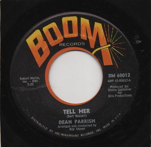DEAN PARRISH - TELL HER / FALL ON ME