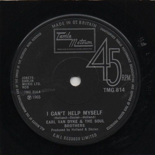 EARL VAN DYKE & THE SOUL BROTHERS - I CAN'T HELP MYSELF / HOW SWEET IT IS (TO BE LOVED BY YOU)