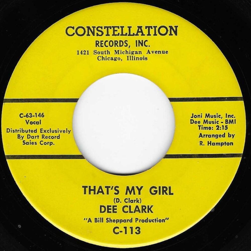 DEE CLARK - THAT'S MY GIRL