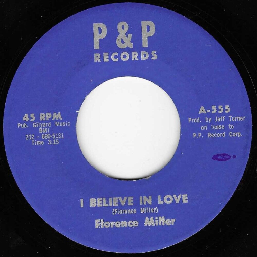 FLORENCE MILLER - I BELIEVE IN LOVE