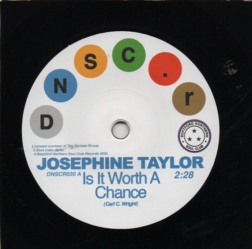 JOSEPHINE TAYLOR/KRYSTAL GENERATION - IS IT WORTH A CHANCE / SATISFIED