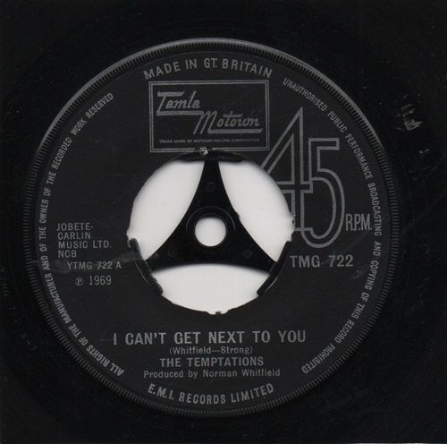 TEMPTATIONS - I CAN'T GET NEXT TO YOU / RUNNING AWAY (AIN'T GONNA HELP YOU)