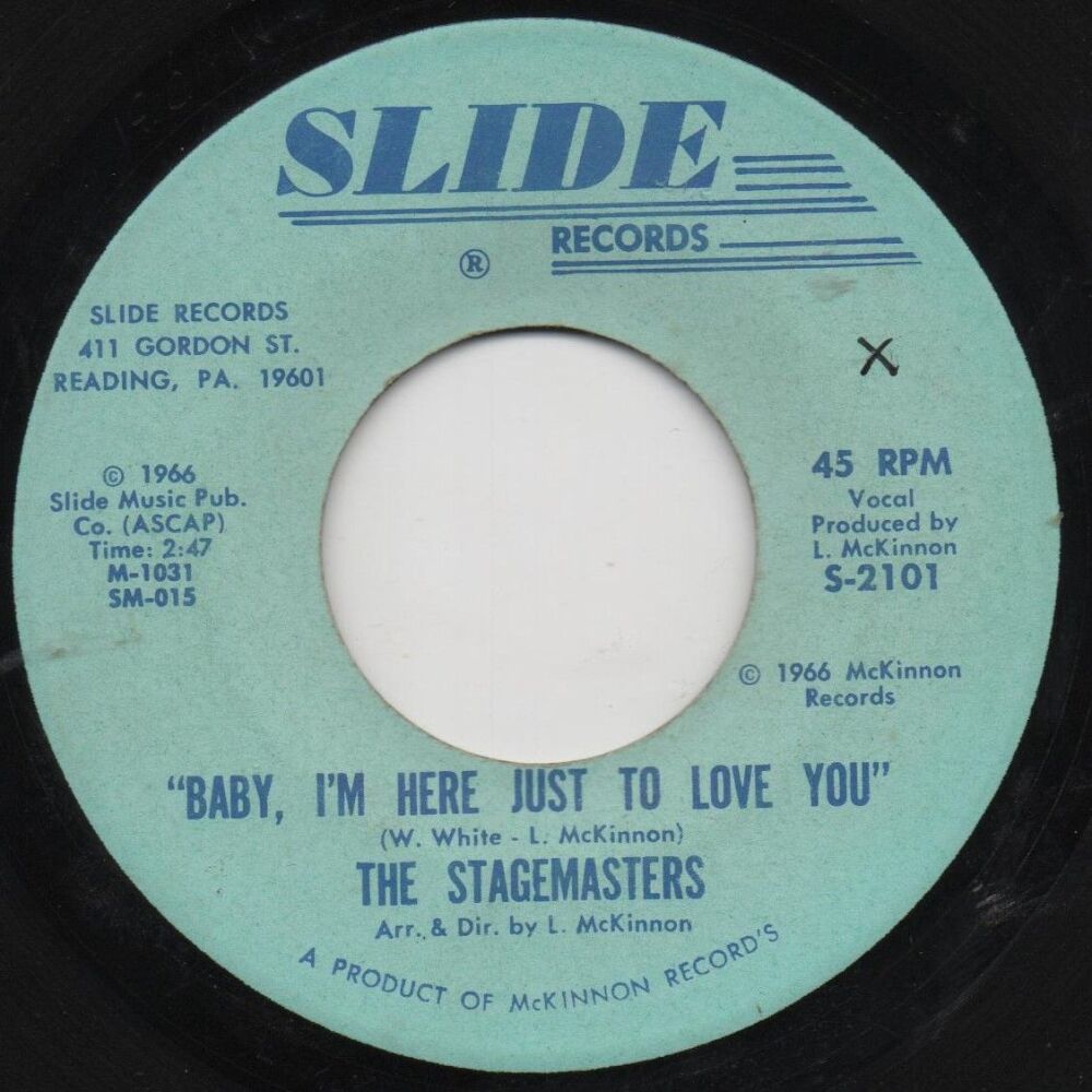 STAGEMASTERS - BABY, I'M HERE JUST TO LOVE YOU / FREE AT LAST