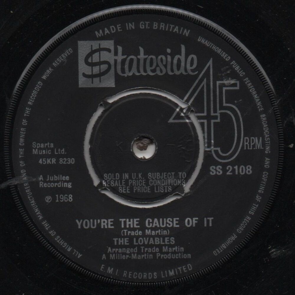 LOVABLES - YOU'RE THE CAUSE OF IT