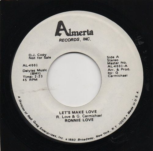 RONNIE LOVE - LETS MAKE LOVE / NOTHING TO IT