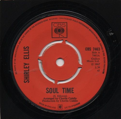 SHIRLEY ELLIS - SOUL TIME / WAITIN'
