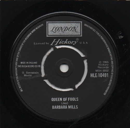 BARBARA MILLS - QUEEN OF FOOLS / (MAKE IT LAST) TAKE YOUR TIME