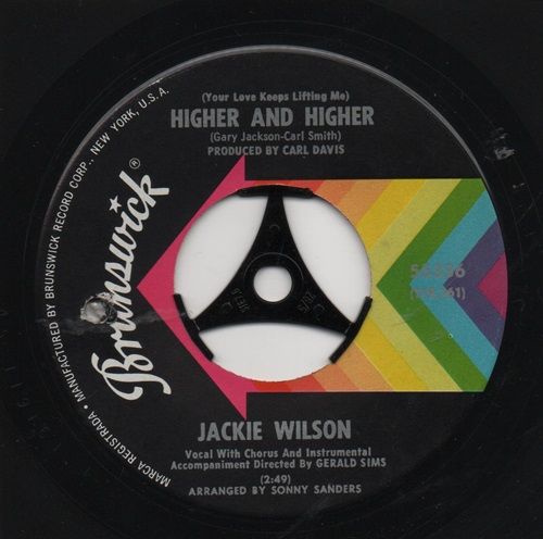 JACKIE WILSON - (YOUR LOVE KEEPS LIFTING ME ) HIGHER AND HIGHER / I'M THE ONE TO DO IT