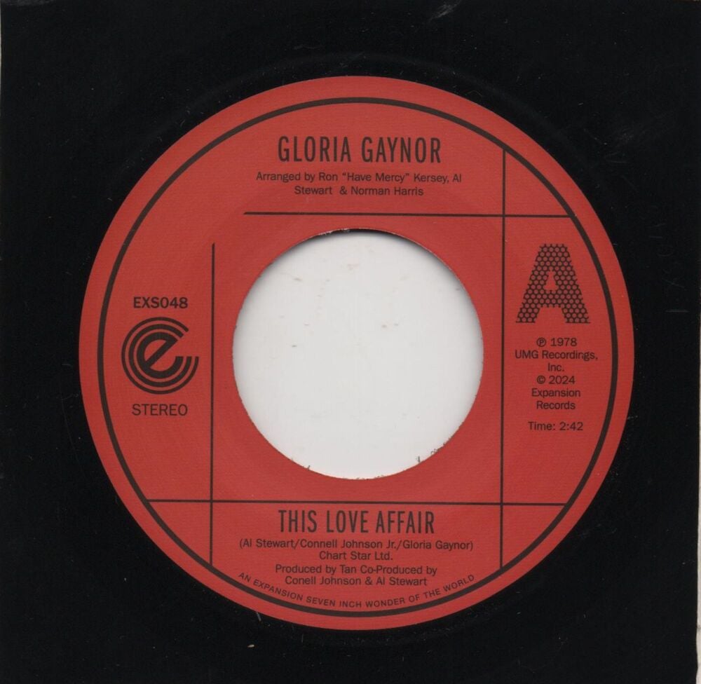 GLORIA GAYNOR - THIS LOVE AFFAIR (2.42) / THIS LOVE AFFAIR (4.14)