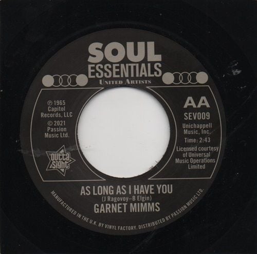 GARNET MIMMS - AS LONG AS I HAVE YOU / LOOKING FOR YOU