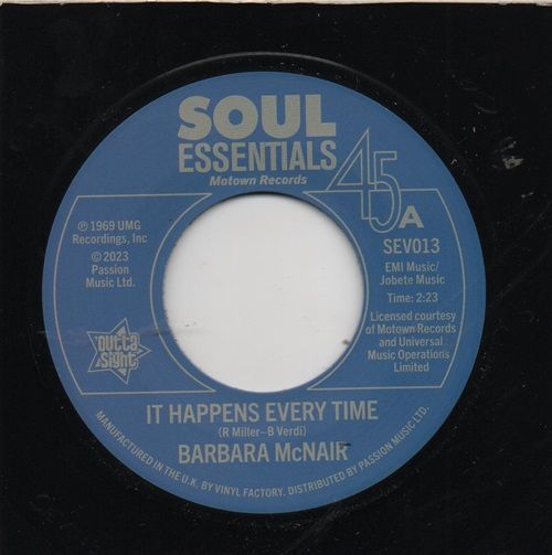 BARBARA McNAIR - IT HAPPENS EVERY TIME / YOU'RE GONNA LOVE MY BABY