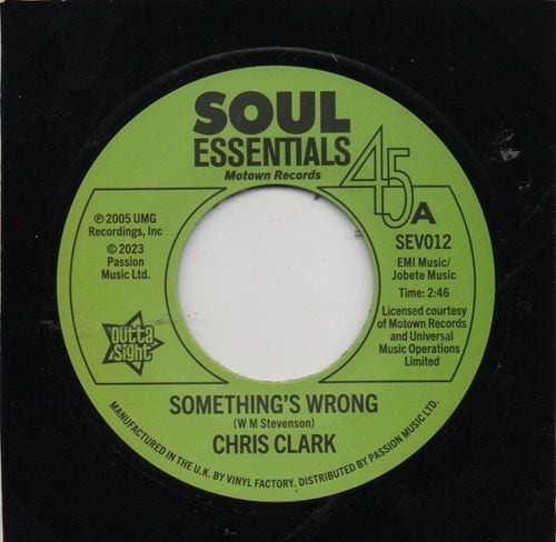 CHRIS CLARK - SOMETHING'S WRONG / DO I LOVE YOU (INDEED I DO)