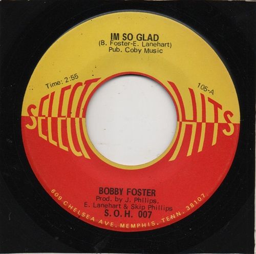 BOBBY FOSTER -  WHERE DO YOU GO / I'M SO GLAD