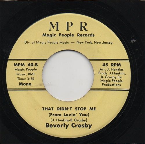 BEVERLY CROSBY - THAT DIDN'T STOP ME