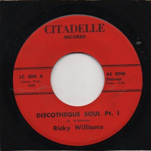 RICKY WILLIAMS - DISCOTHEQUE SOUL Pt.1 / Pt.2