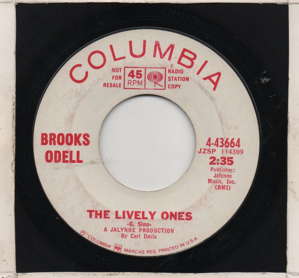 BROOKS O'DELL - THE LIVELY ONES / STANDING TALL