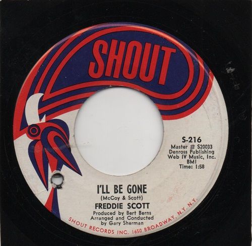 FREDDIE SCOTT - I'LL BE GONE