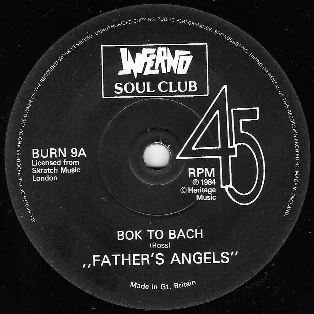CHECKERBOARD SQUARES/ FATHER'S ANGELS -  DOUBLE COOKIN'/ BOK TO BACH