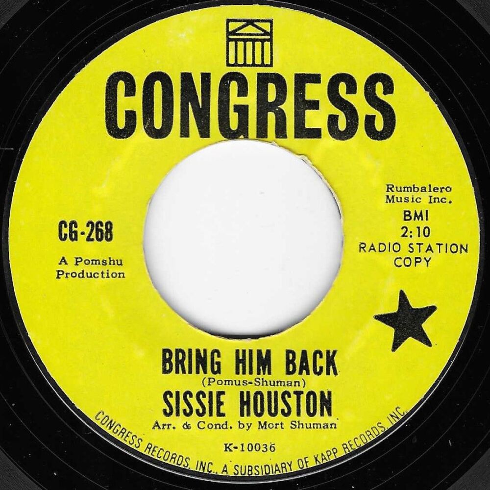 SISSIE HOUSTON - BRING HIM BACK