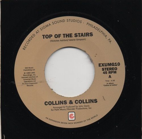 COLLINS & COLLINS - TOP OF THE STAIRS / YOU KNOW HOW TO MAKE ME FEEL SO GOO