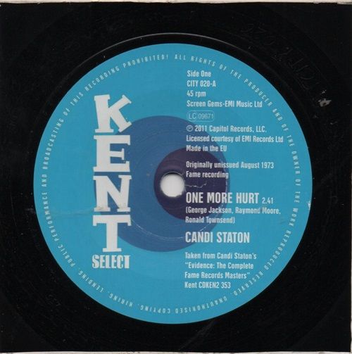 CANDI STATON - ONE MORE HURT / DO RIGHT WOMAN