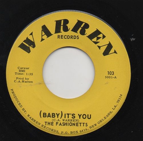 FASHIONETTS - (BABY) IT'S YOU
