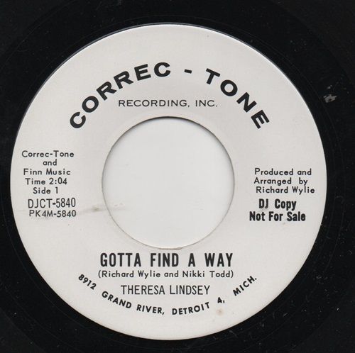 THERESA LINDSEY - GOTTA FIND A WAY