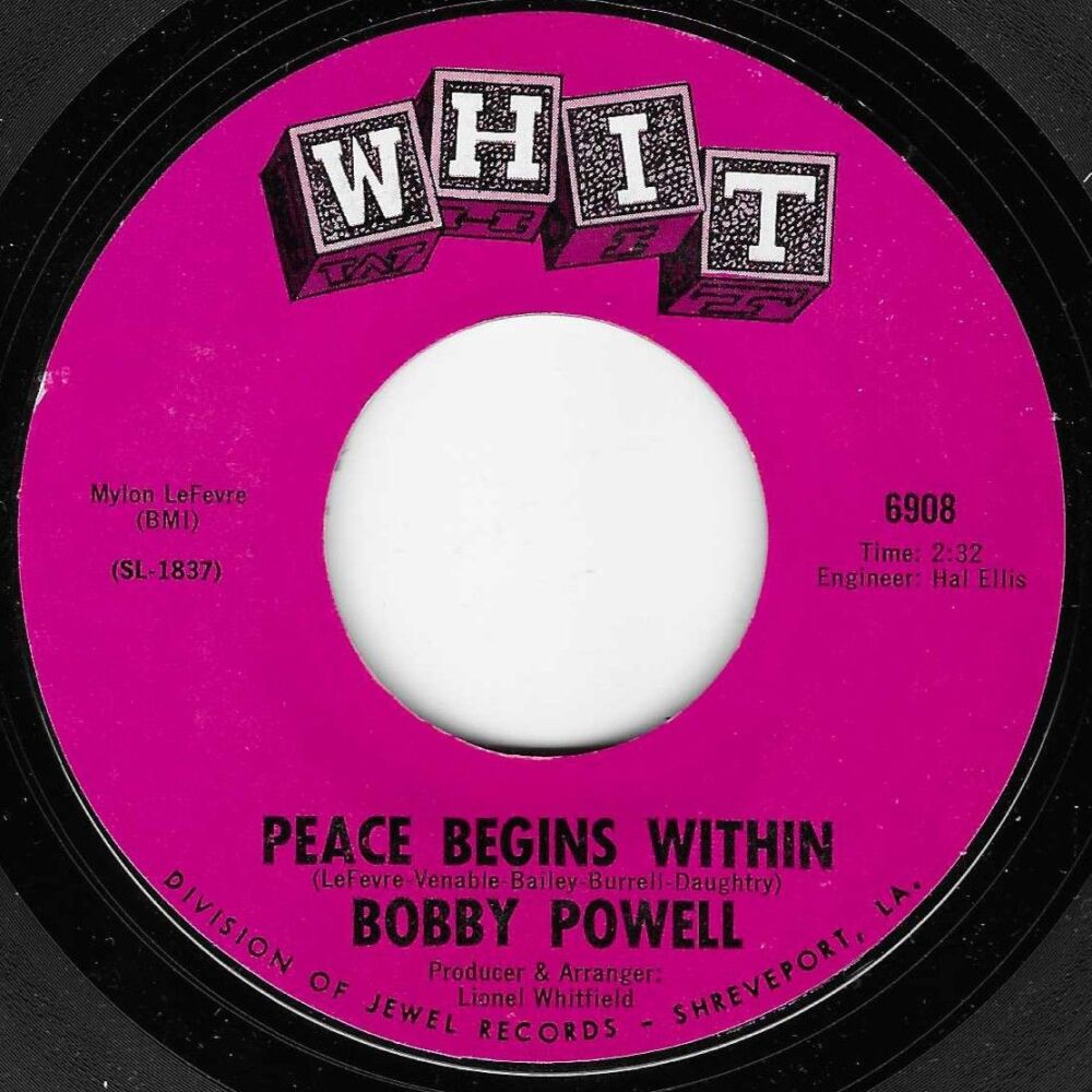 BOBBY POWELL - PEACE BEGINS WITHIN