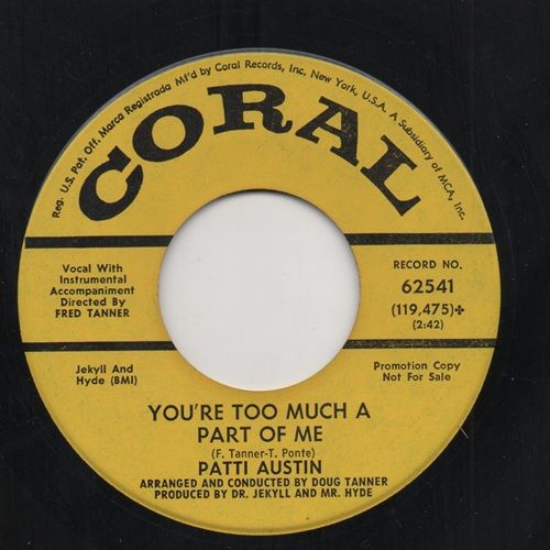 PATTI AUSTIN - YOU'RE TOO MUCH A PART OF ME