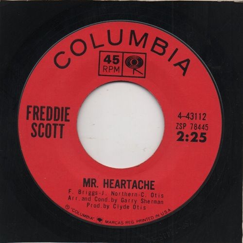 FREDDIE SCOTT - MR.HEARTACHE