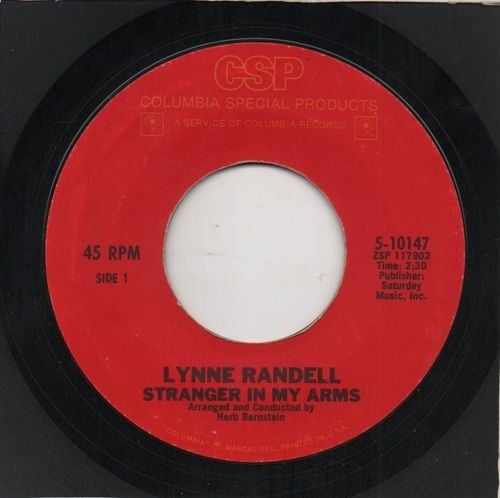 LYNNE RANDELL - STRANGER IN MY ARMS / CIAO BABY