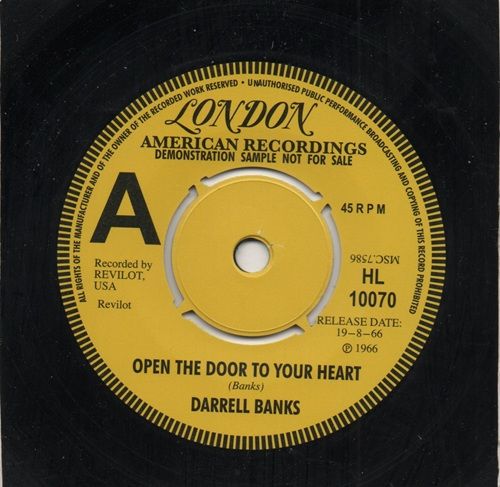 DARRELL BANKS - OPEN THE DOOR TO YOUR HEART / OUR LOVE