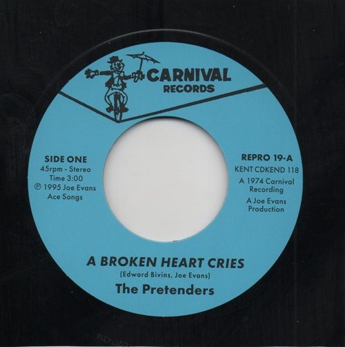 PRETENDERS - A BROKEN HEART CRIES / FOR THE REST OF MY DAYS